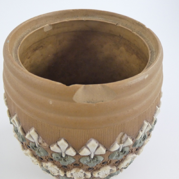 Doulton Silicon-ware Lidded Pot, Faults.