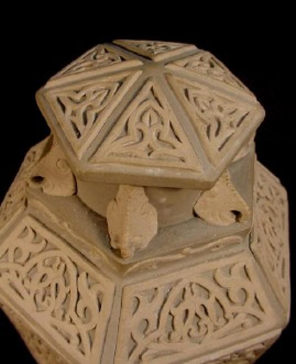 Early Villeroy and Boch Lidded Large Tea Caddy.