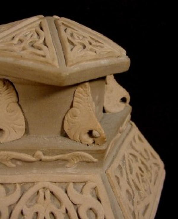 Early Villeroy and Boch Lidded Large Tea Caddy.