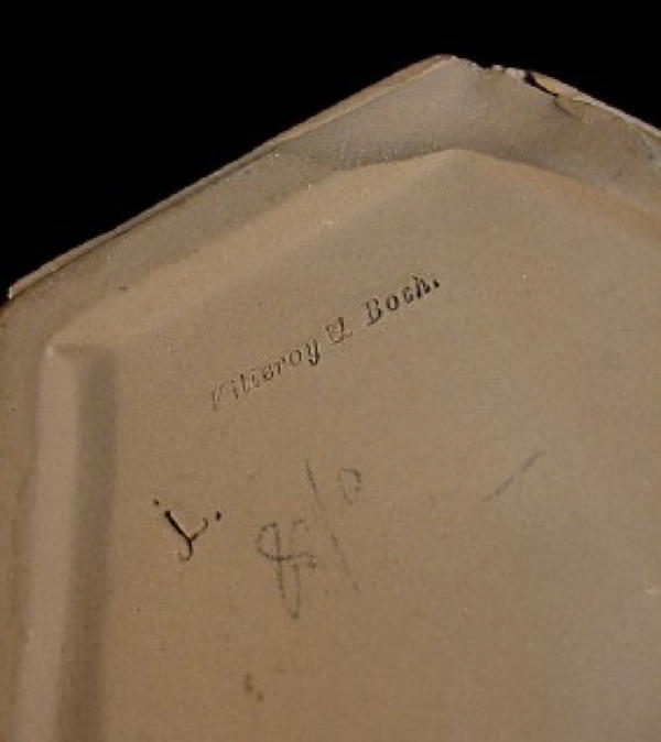 Early Villeroy and Boch Lidded Large Tea Caddy.