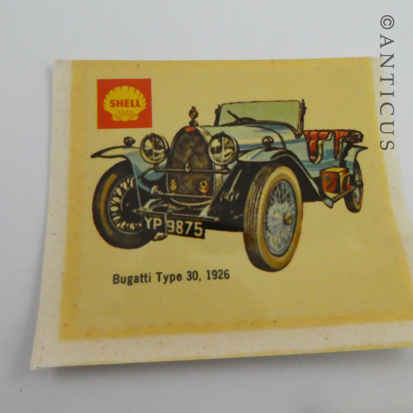 28 Vintage NZ Shell Oil Promotional Transfers, Cars.