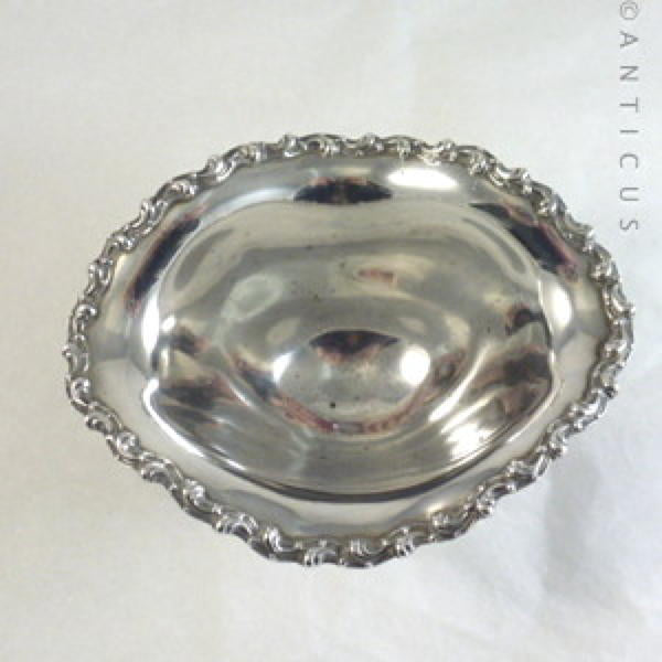 Sterling Silver Victorian Small Bowl, Wm. Wise & Son.