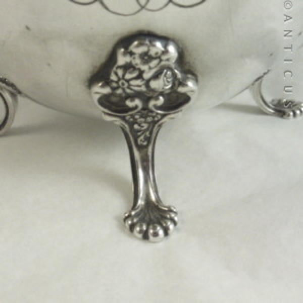 Sterling Silver Victorian Small Bowl, Wm. Wise & Son.