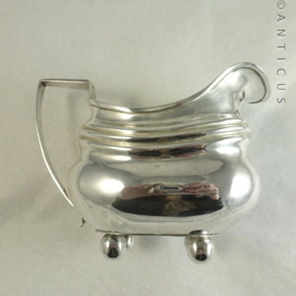 George III Sterling Silver Creamer, London 1809.
