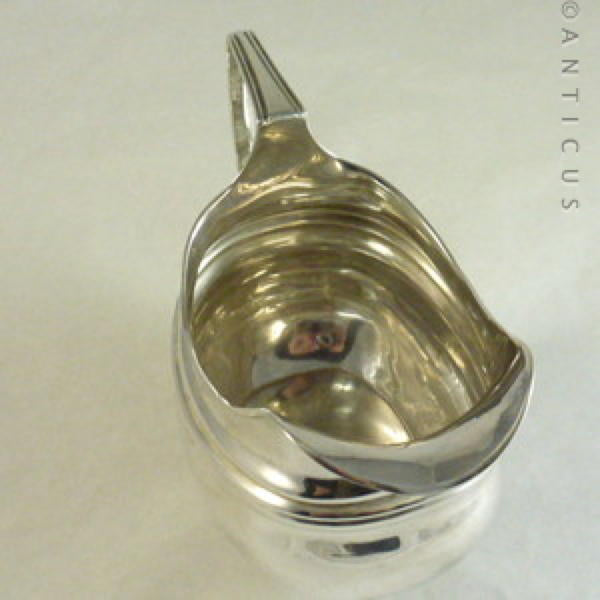 George III Sterling Silver Creamer, London 1809.