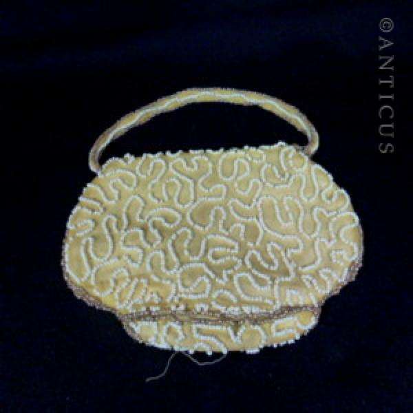 Beaded Evening Bag, Belgian, 1920s-30s.