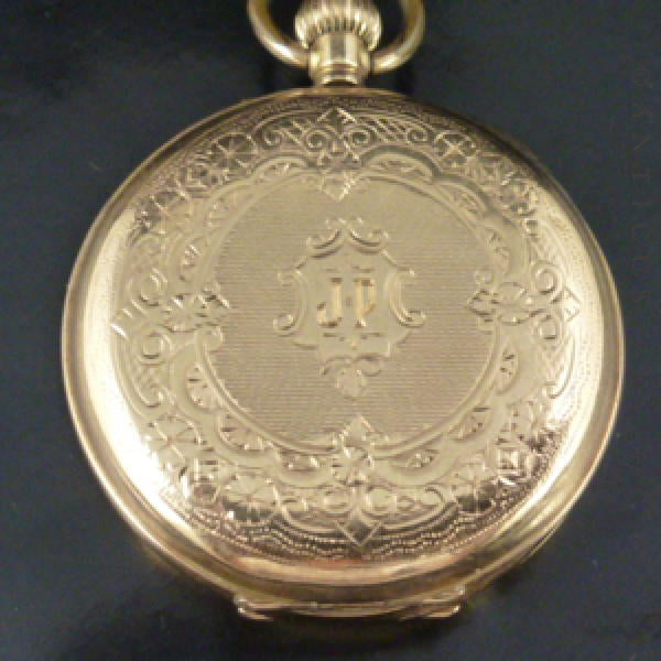 Ladies 14K Gold Vintage Pocket Watch.