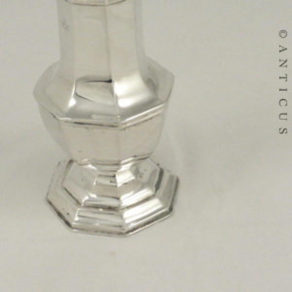 Victorian Large Silver Sugar Castor, 1899.