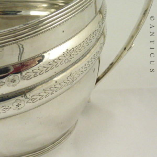 Georgian Silver Sugar Sucriere, circa 1805.
