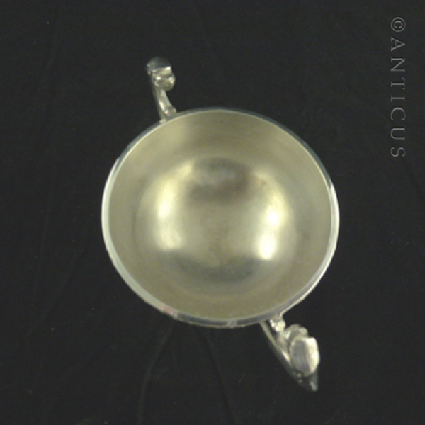 Small Silver Plate Trophy Cup, Elegant Shape.