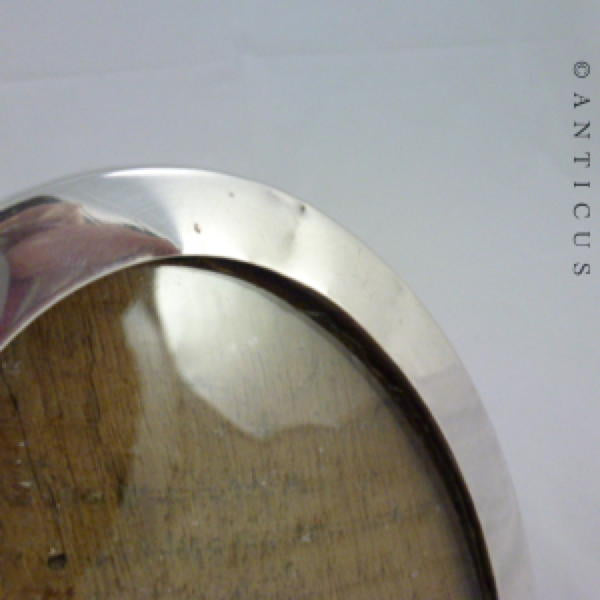 Oval Sterling Silver Photo Frame, 1918.