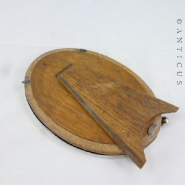 Oval Sterling Silver Photo Frame, 1918.