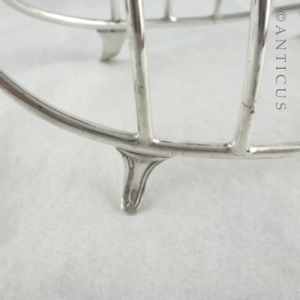 Silver Plate Toast Rack, Early 20th Century.