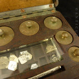 Vintage set of Microid Metric Weights in Bakelite Fitted Box.