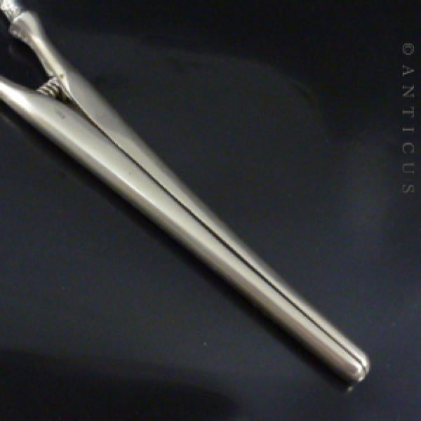 Silver Handled Antique Glove Stretchers.