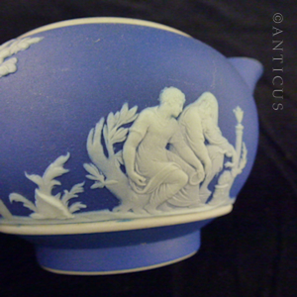 Wedgwood Blue Jasperware Creamer.