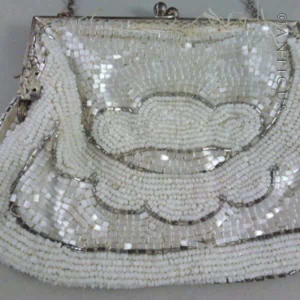 French Beaded Evening Bag, Early 20th Century.