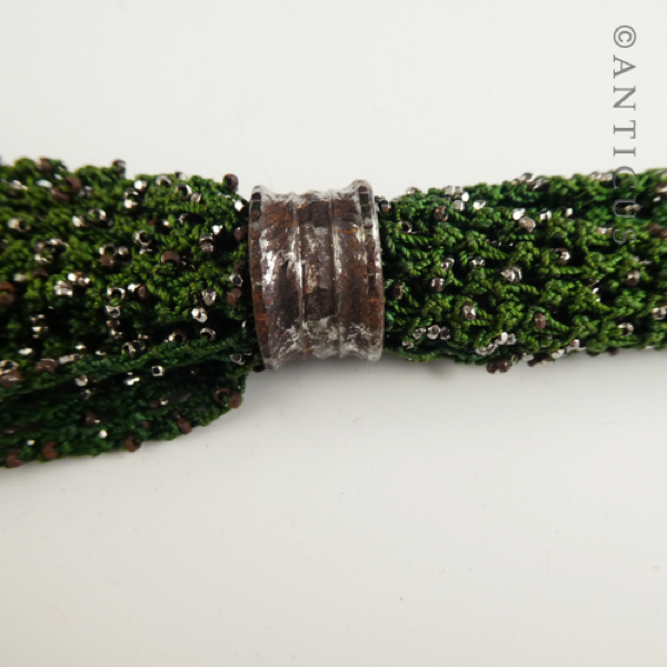 Beaded Miser's Purse Evening Bag.