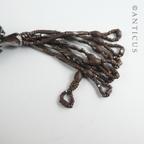 Beaded Miser's Purse Evening Bag.