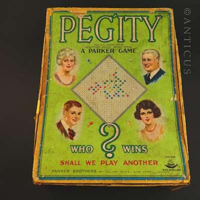 Early 20th Century Pegity Game.