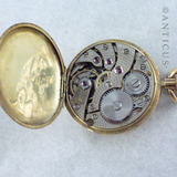 Ladies Small Gold Fob Watch, 1920s.
