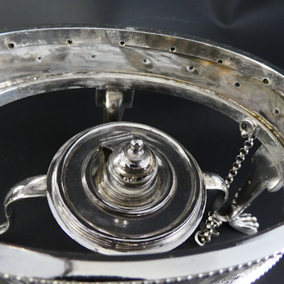 Four Piece Silver Plate Edwardian Tea Service.