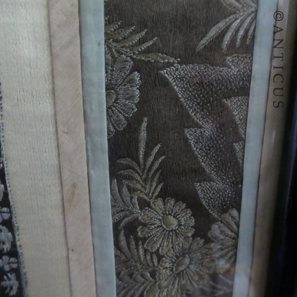 Old Framed Chinese Embroidery.