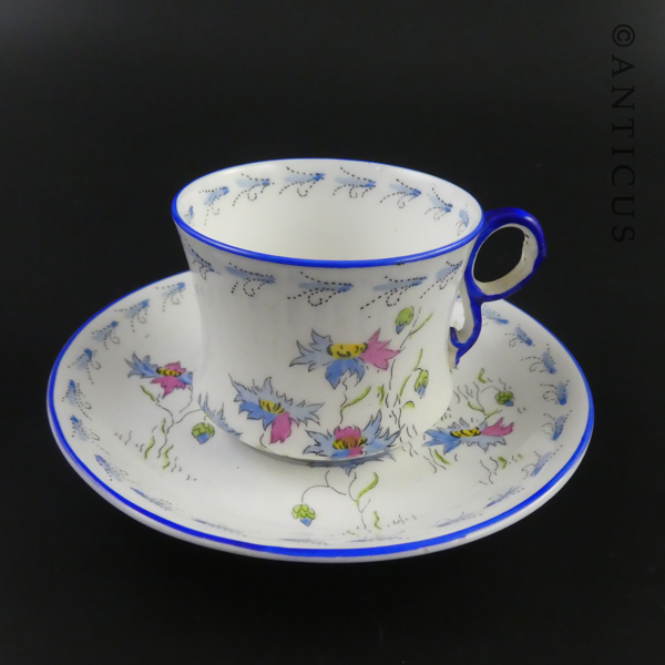 Pair Carlton China Small Coffee Cups.