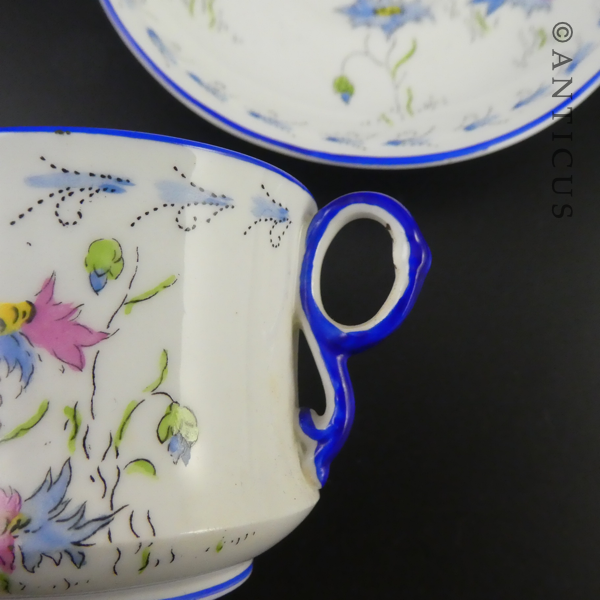 Pair Carlton China Small Coffee Cups.