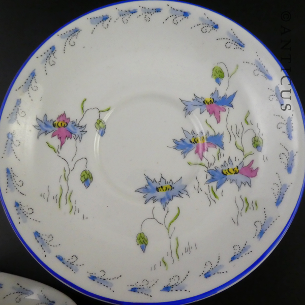 Pair Carlton China Small Coffee Cups.