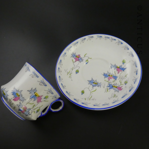 Pair Carlton China Small Coffee Cups.