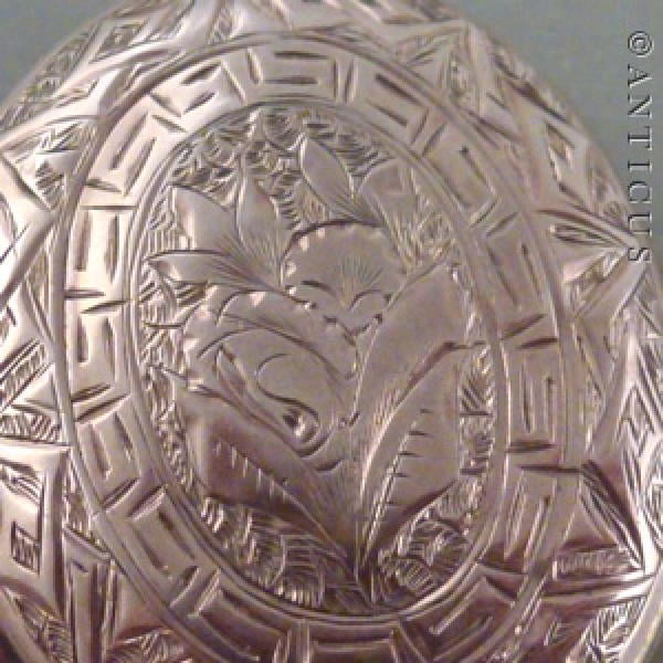 Rose Gold Victorian Locket.
