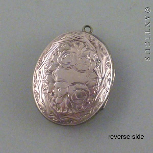 Rose Gold Victorian Locket.