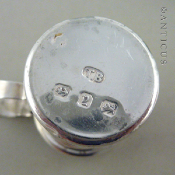 Victorian Silver Small Pepper Pot, 1898.