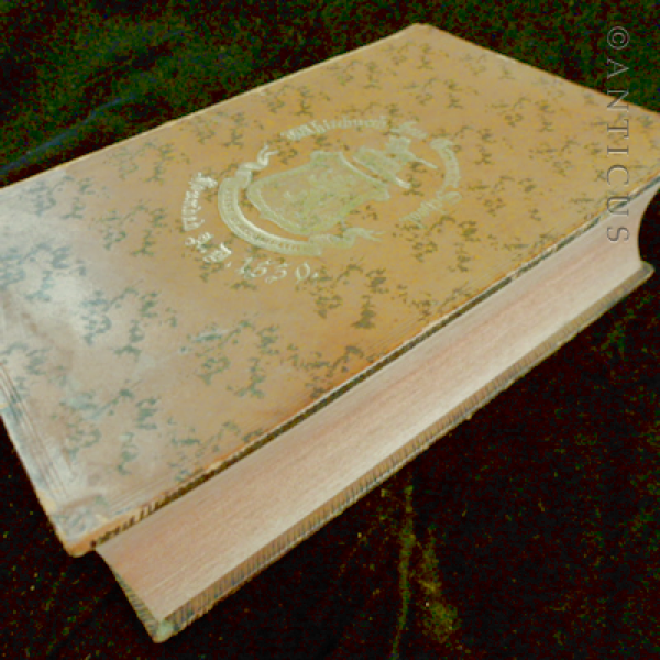 Leather-Bound Histoire de la Réfugiés Protestants.