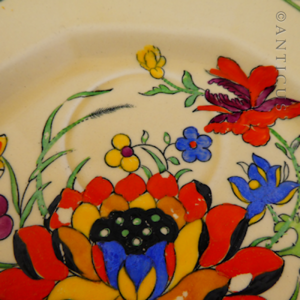Mason's Ironstone Lotus Plate, Victorian.