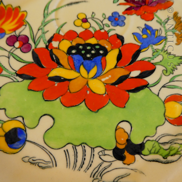 Mason's Ironstone Lotus Plate, Victorian.