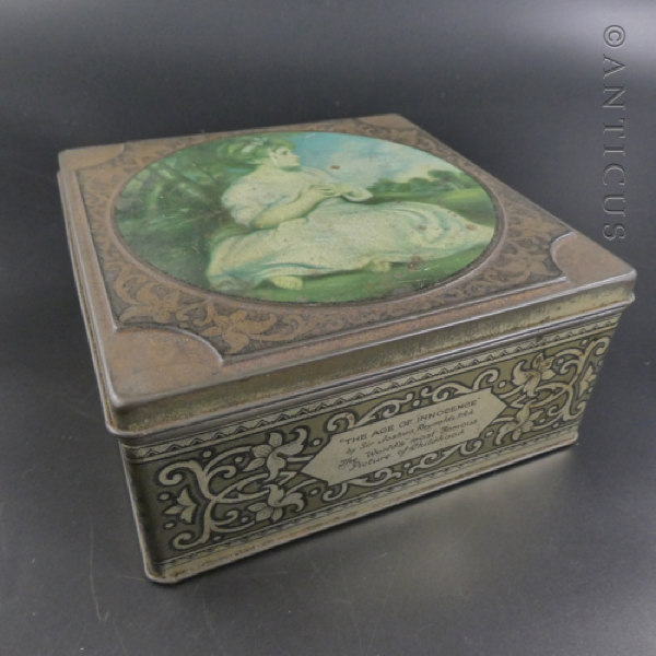 Vintage Thorne's Toffee Tin, "The Age of Innocence".