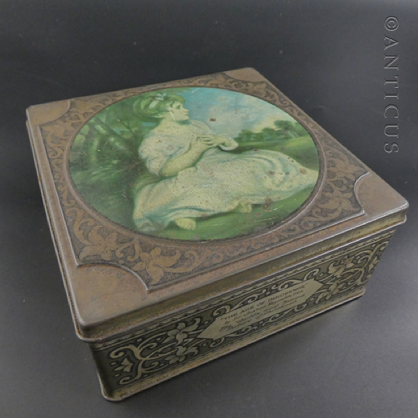 Vintage Thorne's Toffee Tin, "The Age of Innocence".
