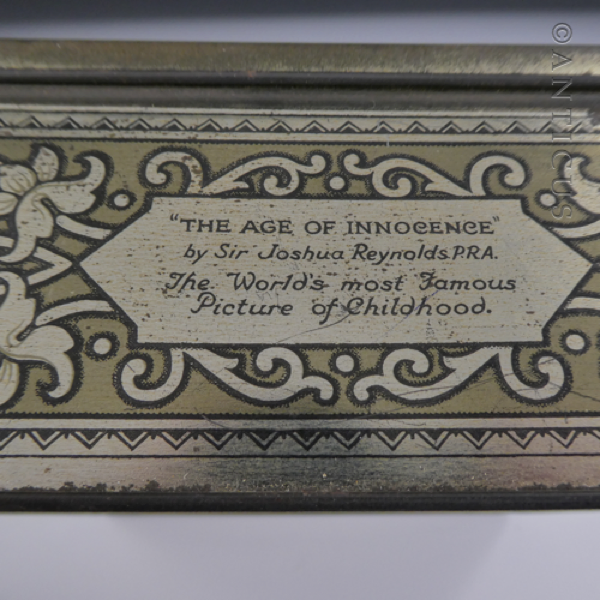 Vintage Thorne's Toffee Tin, "The Age of Innocence".