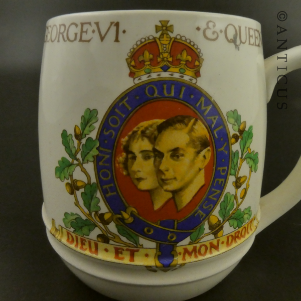 Mintons Coronation Mug, 1937.