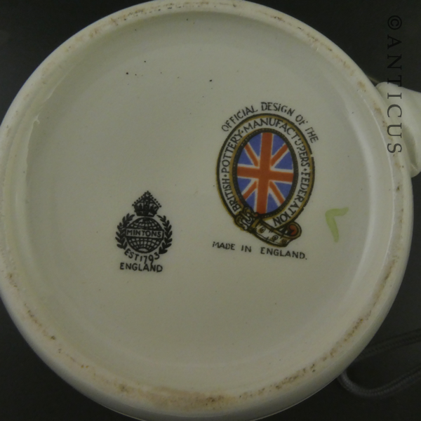 Mintons Coronation Mug, 1937.