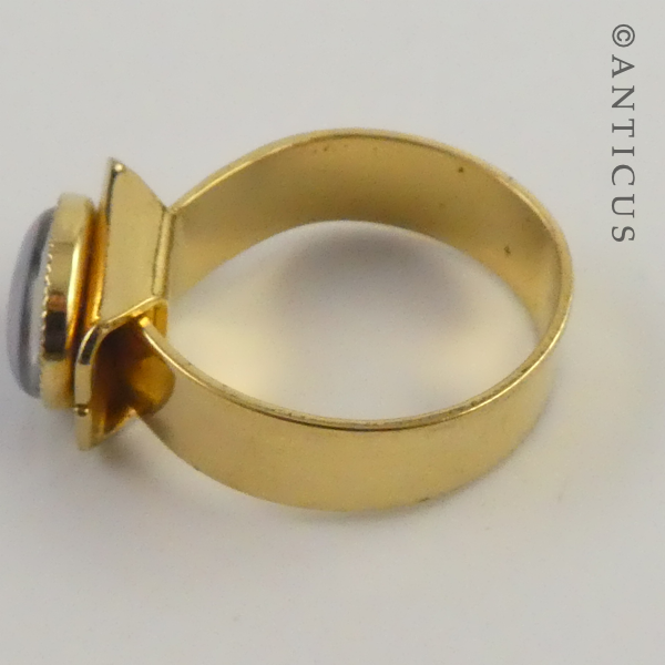 Costume Ring, Opal Style Stone.