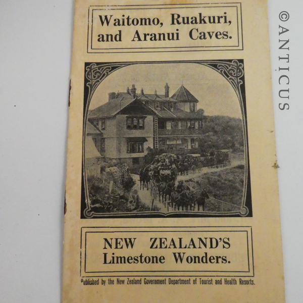 Five Early Booklets of Tourist Info, New Zealand.