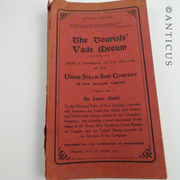 Five Early Booklets of Tourist Info, New Zealand.