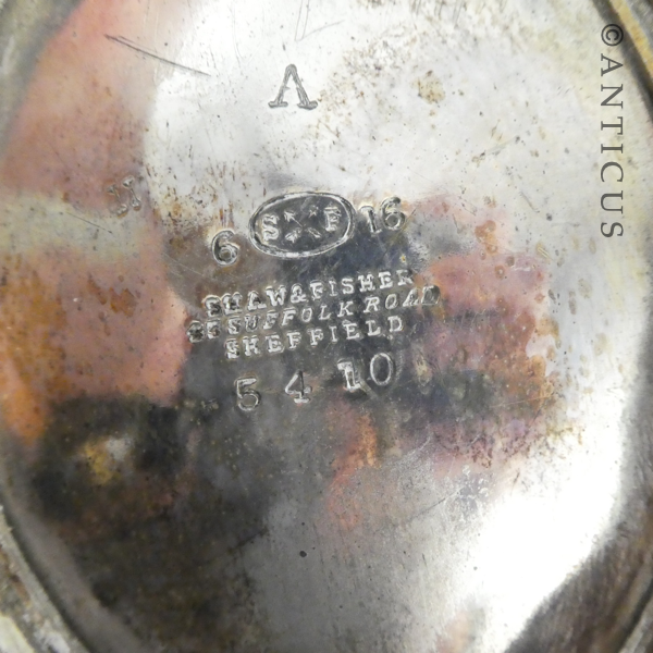 Old Britannia Metal Ornate Teapot.