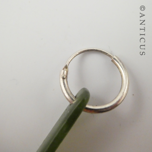 Greenstone Jade Drop Earrings.