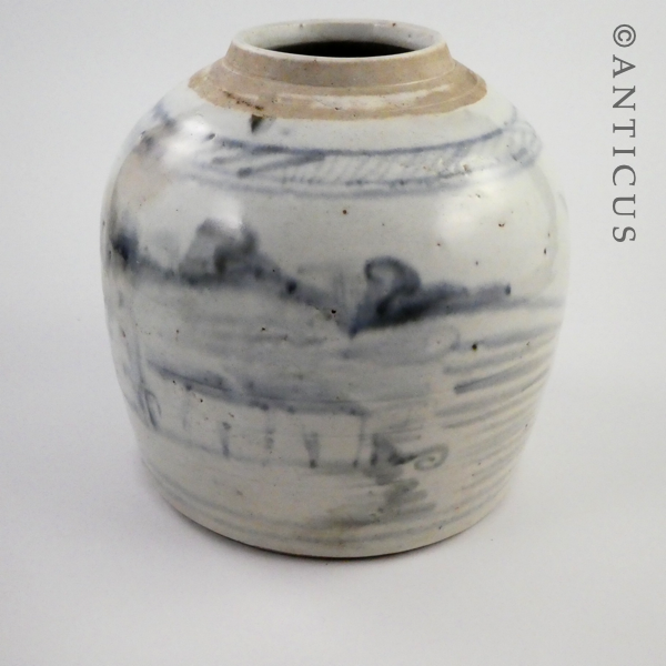 Large Oriental Ginger Jar, Chinese or Korean.