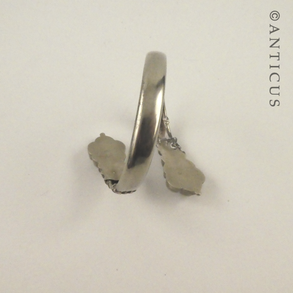 Silver Indian or Tibetan Wrap Bangle.