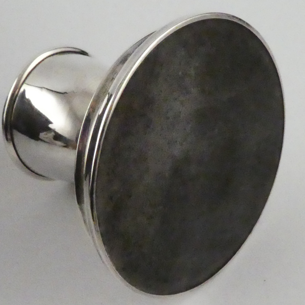 Sterling Silver Egg Cup, Gilded Interior.